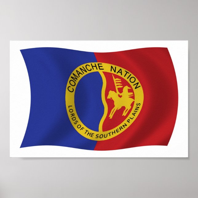 Impresión de cartel de la bandera de la Nación Com (Frente)
