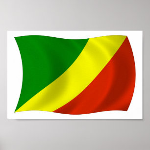 Impresión de cartel de la bandera de la República 