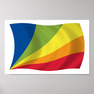 Impresión de cartel de la bandera de Lingua Franca
