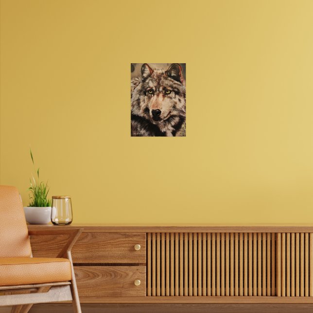 Impresión de cartel de lobo (Salón 2)