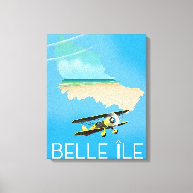 Impresión de cartel de viaje de Belle Île, Francia (Anverso)