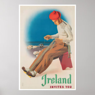 Impresión de cartel de viaje de Irlanda Arte Irlan
