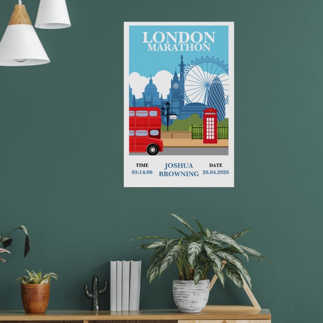 Impresión de cartel retro personalizado del Marató (Salón 1)
