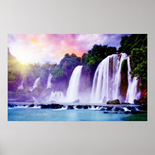 Impresión de cascada de Tropicana