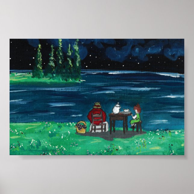 Impresión de castillo móvil de Howl, papel Poster  (Frente)