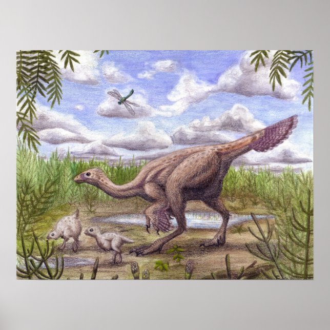 Impresión de Caudipteryx (Frente)