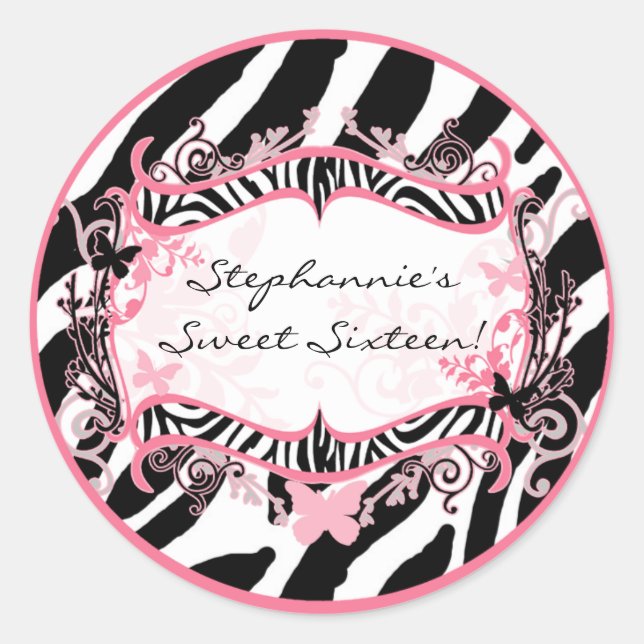 Impresión de cebra de Sello para sobres de 20 a 1, (Anverso)