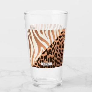 Impresión de cebra y leopardo