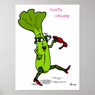 Impresión de Celery Lusty