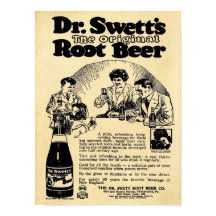 Impresión de cerveza raíz vintage Dr. Swetts