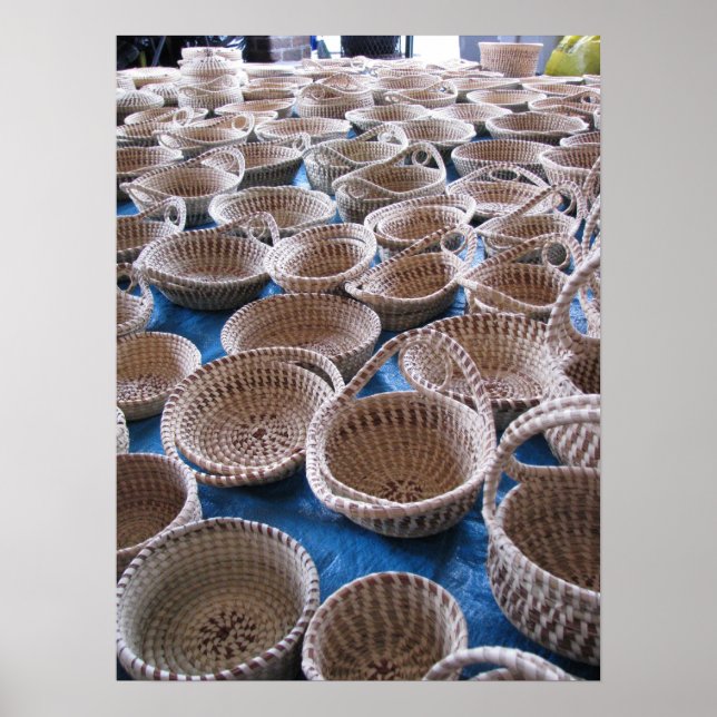 Impresión de cestas de hierba dulce Charleston SC (Frente)