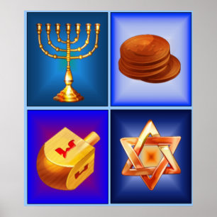 Impresión de Chanukah
