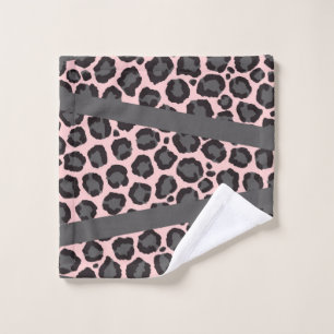 Impresión de Cheetah de Leopardo Gris rosa de Moda