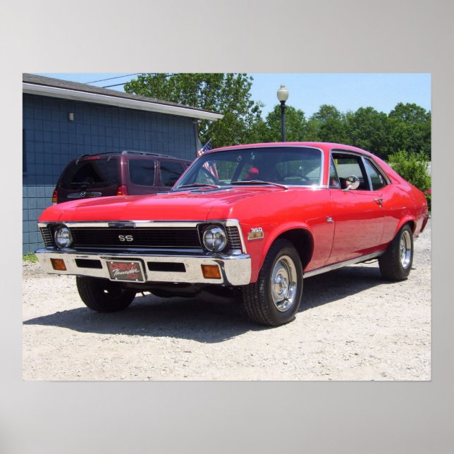 Impresión de Chevy Nova de 1972 (Frente)