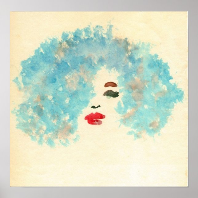 Impresión de Chica azul (Frente)