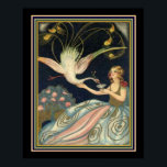 Impresión de Chiostri Art Deco "Chica y pavo real"<br><div class="desc">Hermosa impresión Art Déco,  "Chica y pavo real" de Sophia Chiostri - Disponible en dos tamaños-12x16 y 16x20</div>