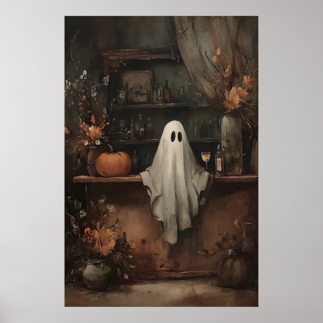 Impresión de cóctel del bar de fantasmas caprichos (Frente)