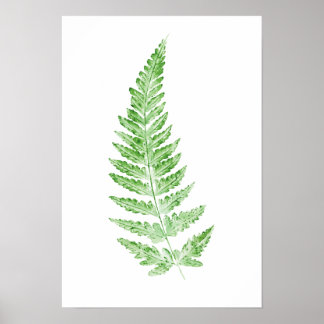 Impresión de color de agua verde de hoja de forro