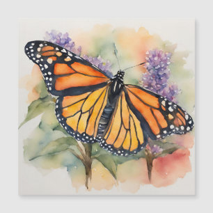 Impresión de color de mariposa monarca