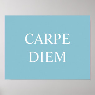 Impresión de comillas latinas Carpe Diem - Turques