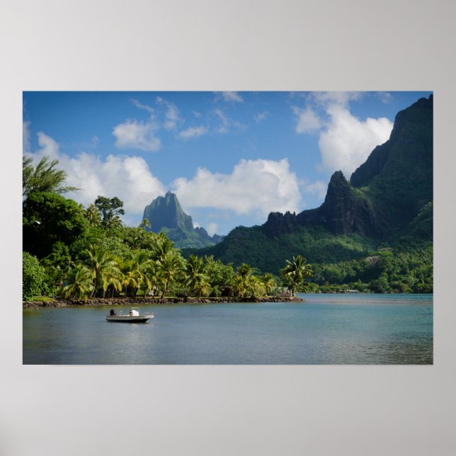 Impresión de Cook's Bay, Moorea poster (Frente)