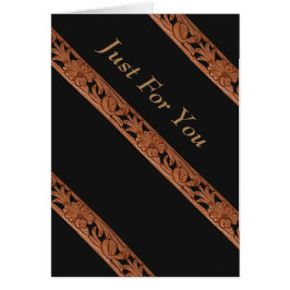 Impresión de correa de cuero con herramientas en o