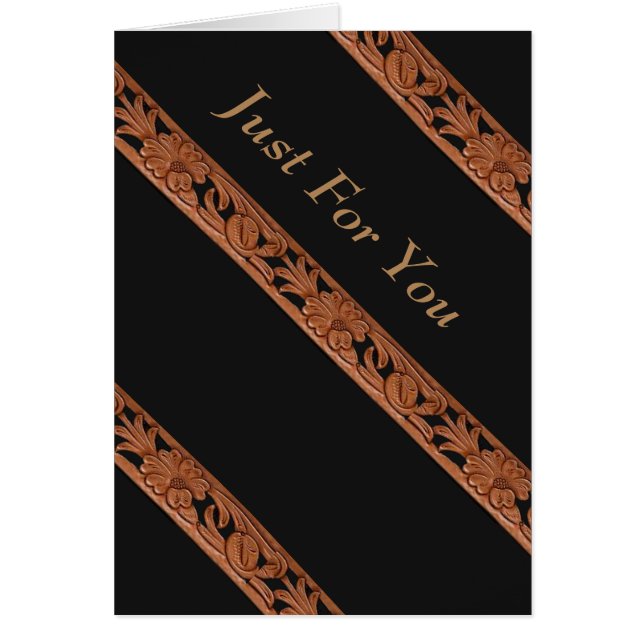 Impresión de correa de cuero con herramientas en o (Frente)