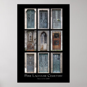 Impresión de criptografía del cementerio de Père L