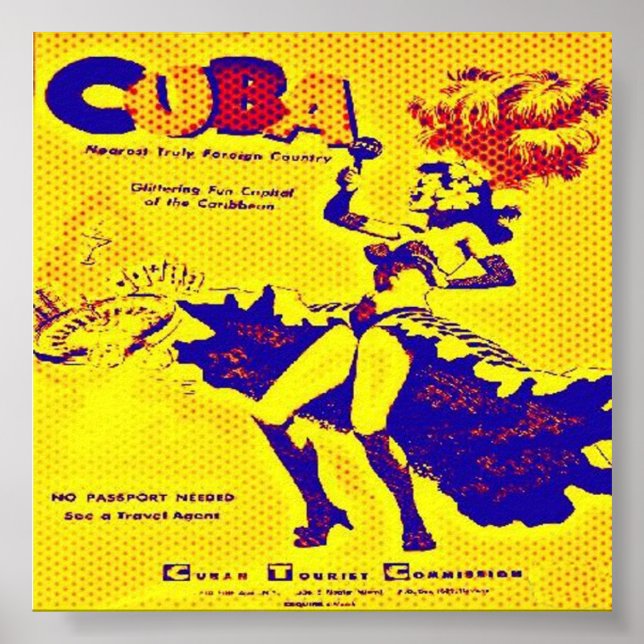 Impresión de Cuba de los años 50 (Frente)