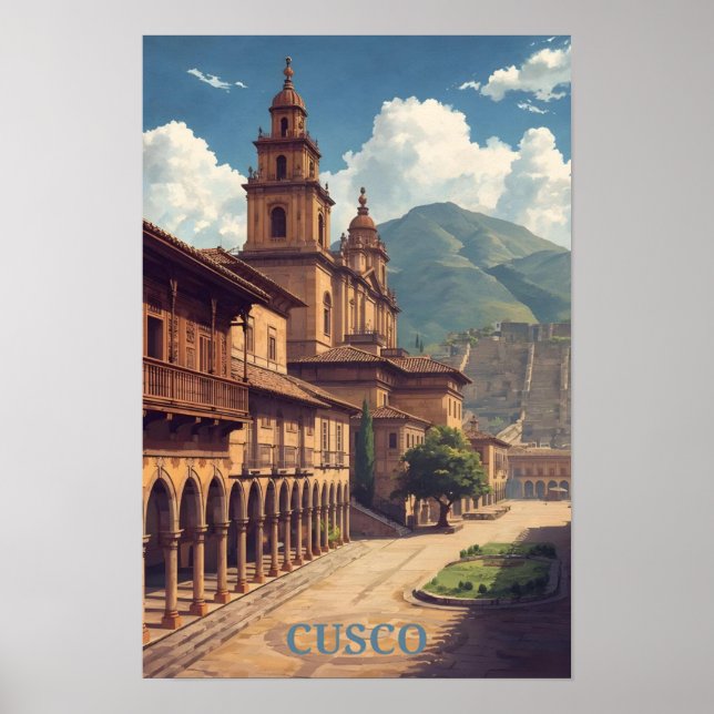 Impresión de Cusco, Perú (Frente)