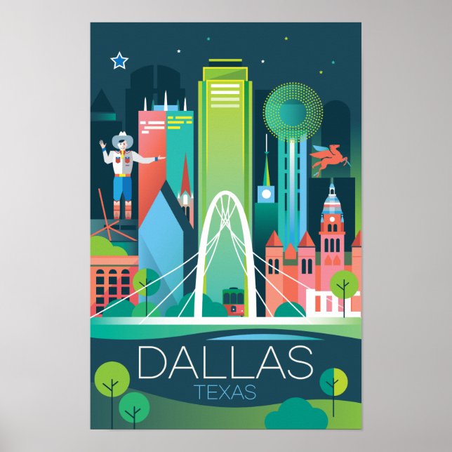 Impresión de Dallas (Frente)