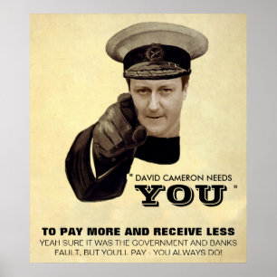 Impresión de David Cameron