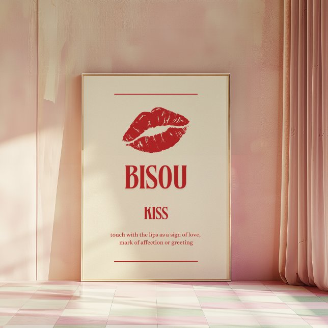 Impresión de decoración de Bisou | Poster de arte  (Subido por el creador)