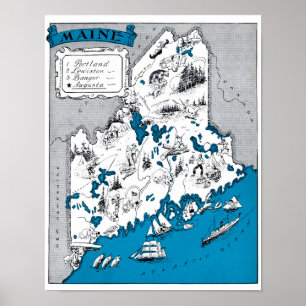 Impresión de decoradores de playa de color de mapa
