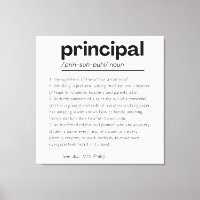 Impresión de definición principal, regalo principa