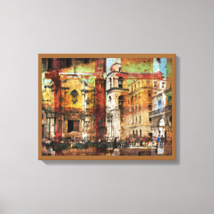 Impresión de desaparición del arte de la lona de