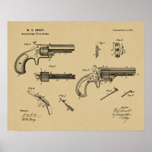 Impresión de dibujo de arte de patente de rebelión