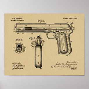 Impresión de dibujo de patente de arte de maremoto