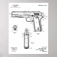 Impresión de dibujo de patente de arte de paro de 