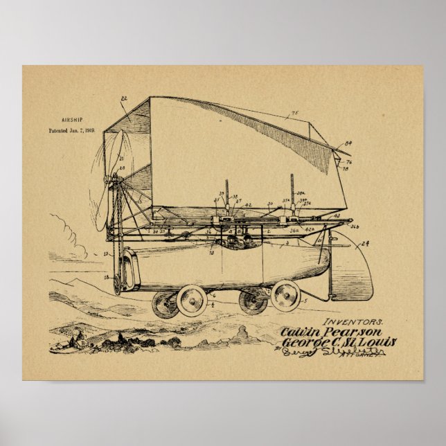 Impresión de dibujo de patentes de patentes de pat (Frente)