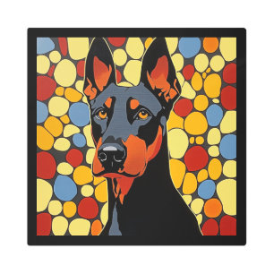 Impresión de doberman Pinscher impactante