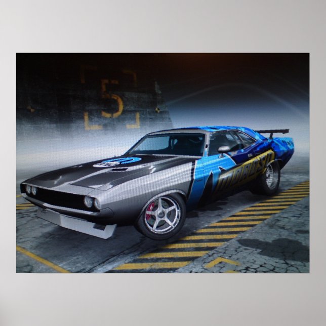 Impresión de Dodge Challenger (Frente)