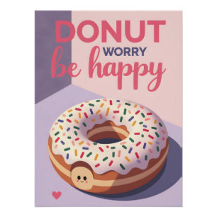 Impresión de Donut Retro – Póster Clásico de Repos