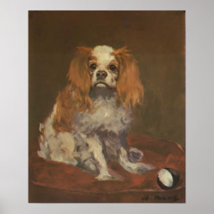 Impresión de dop de época "A King Charles Spaniel"