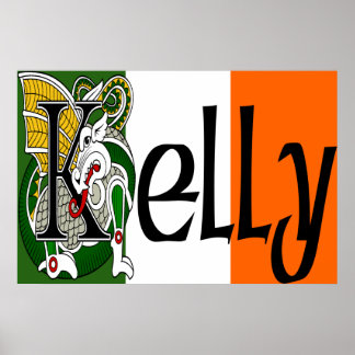 Impresión de dragón celta de Kelly