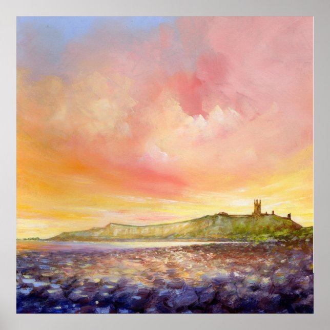 Impresión de Dunstanburgh Castle Alnwick Northumbe (Frente)