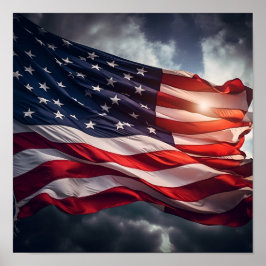 Impresión de efectos especiales de la bandera esta