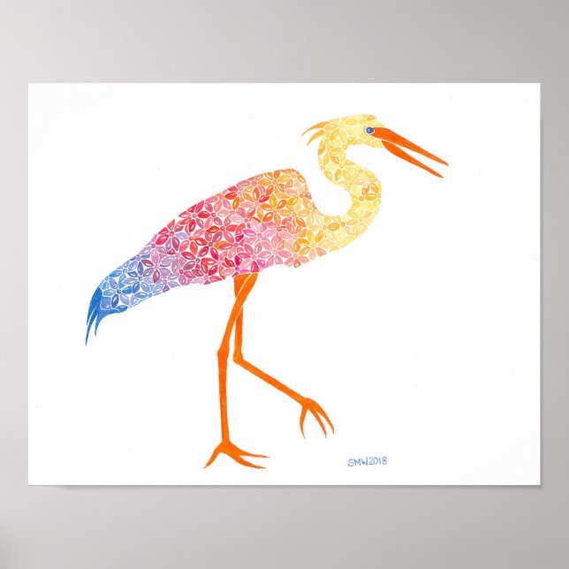 Impresión de Egret (Frente)