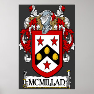 Impresión de escudo de armas de McMillan