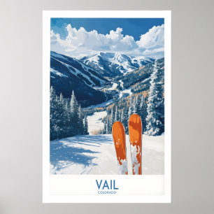 Impresión de esquí de Vail - Colorado 1